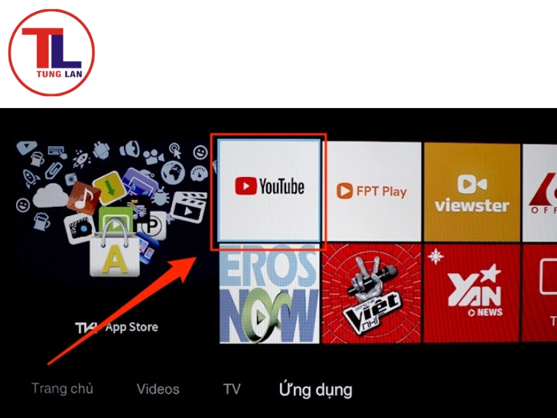 tivi tcl không vào được youtube