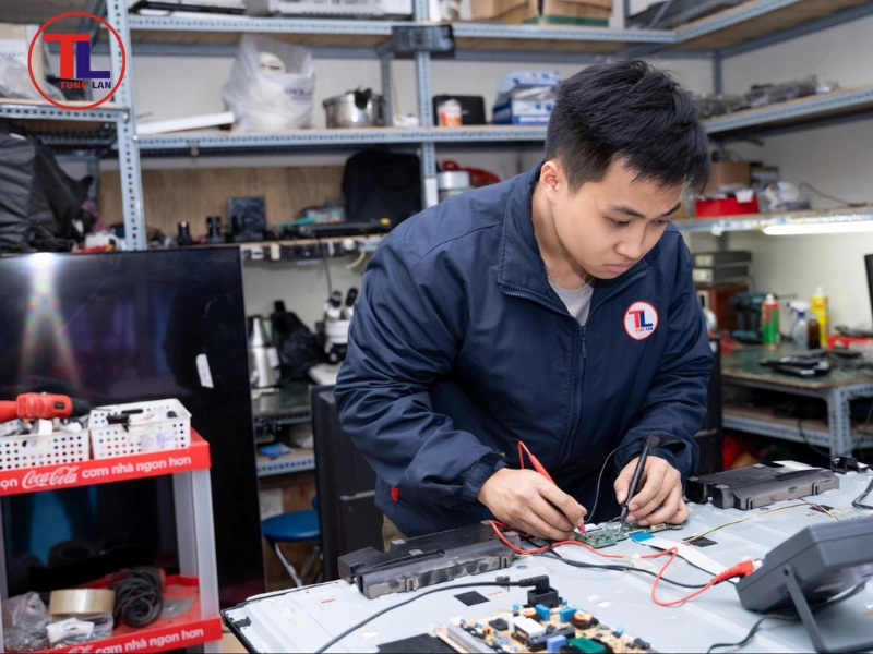 Quy trình sửa chữa chuyên nghiệp tại Tùng Lan