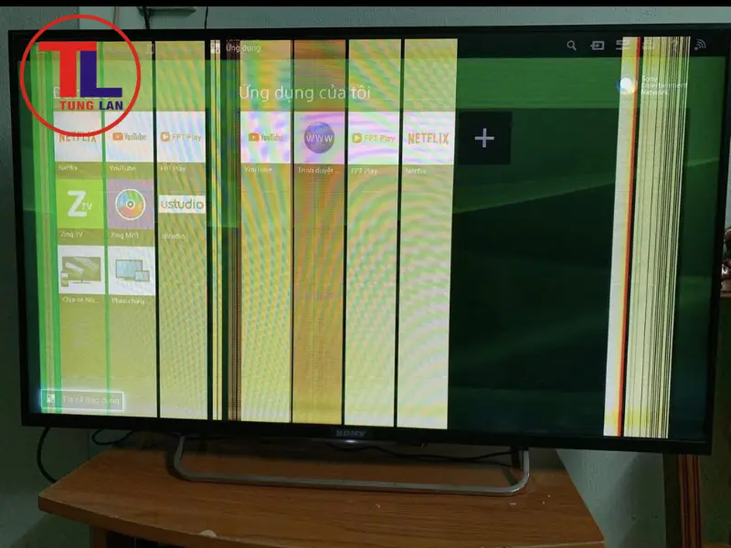 tivi sony bị sai màu 