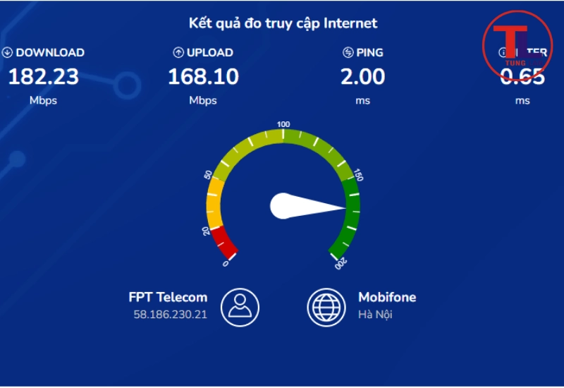 Kiểm tra tốc độ mạng và tín hiệu wifi
