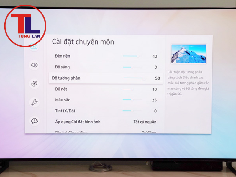 Điều chỉnh cài đặt hình ảnh