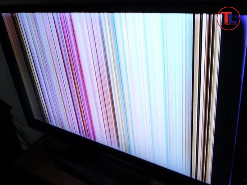 Tivi Sony bị sọc màu