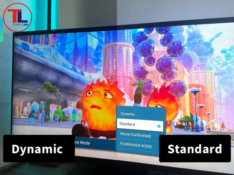 cách chỉnh độ sáng tivi samsung