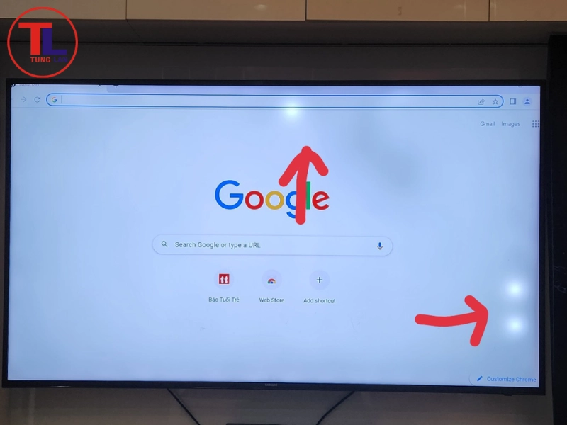 tivi samsung bị trắng màn hình