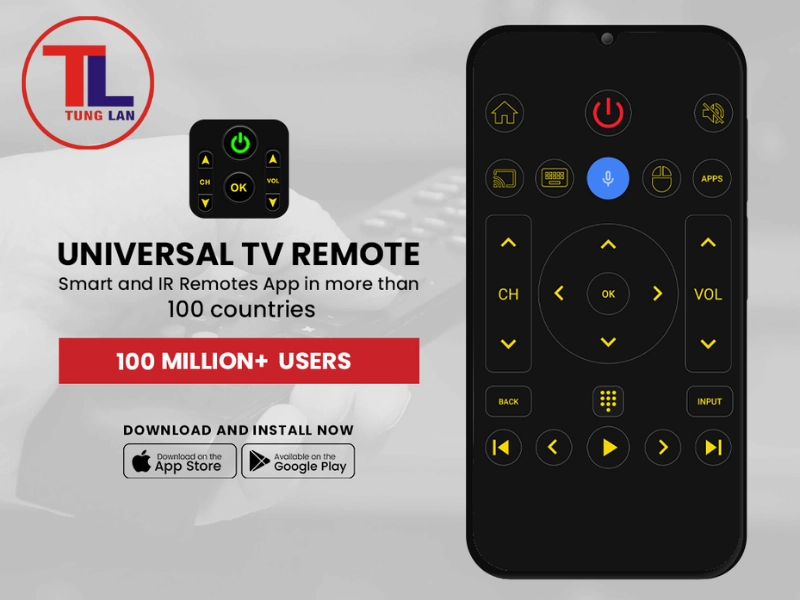 Universal TV Remote Control (by CodeMatics)