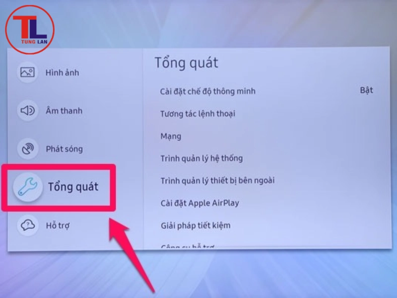 tivi samsung nháy đèn đỏ không lên hình