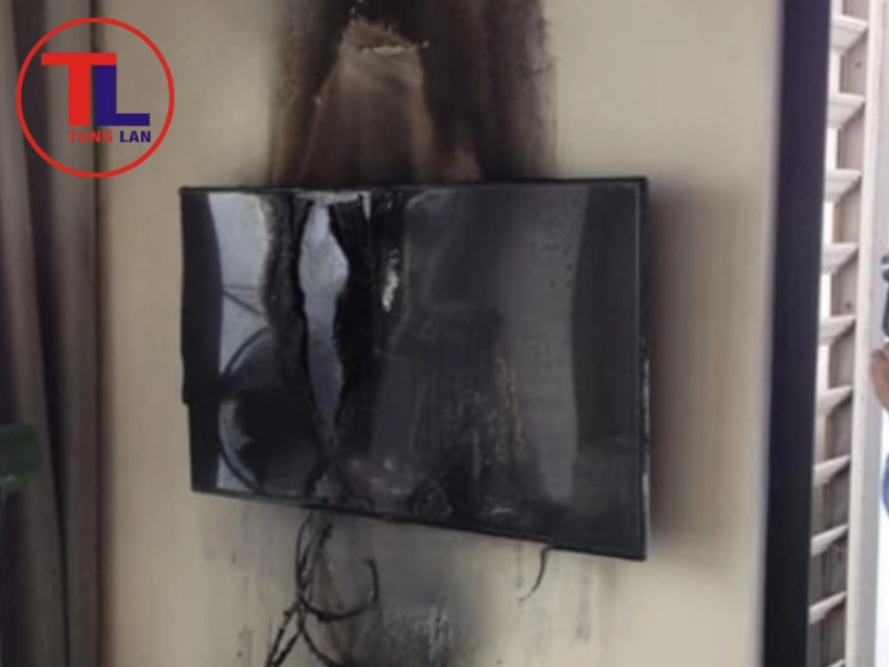 Tivi bị sét đánh có được bảo hành chính hãng không?