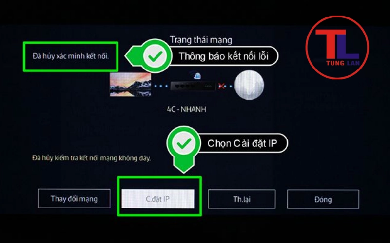 Thay đổi cài đặt DNS trên tivi