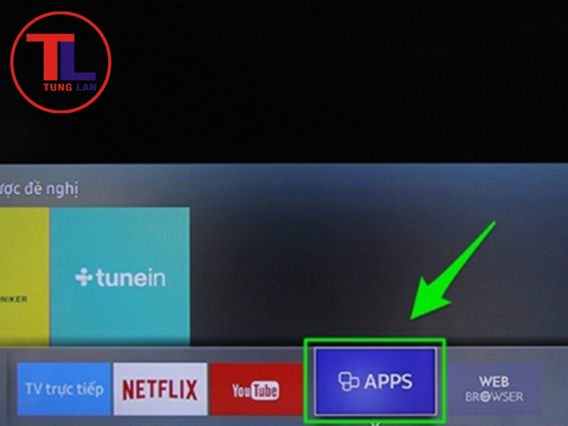 Cài ứng dụng ngoài cho Smart TV Samsung