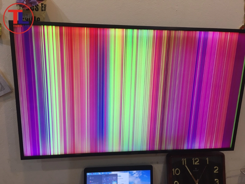 tivi sony bị sọc màn hình
