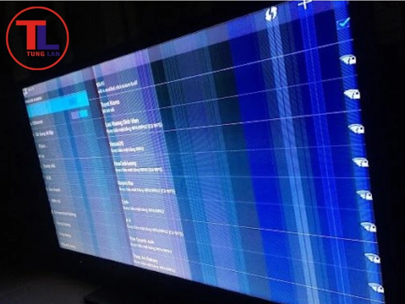 Lỗi panel màn hình tivi Sony