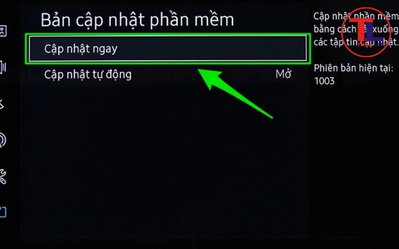 Cập nhật phần mềm tivi Samsung qua mạng hoặc USB