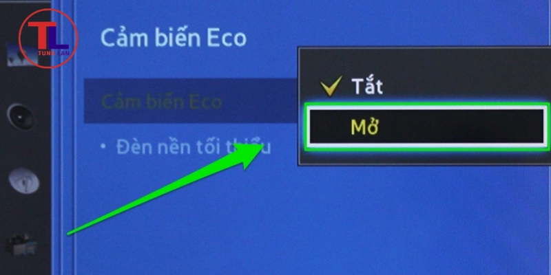 tivi samsung bị tối màn hình