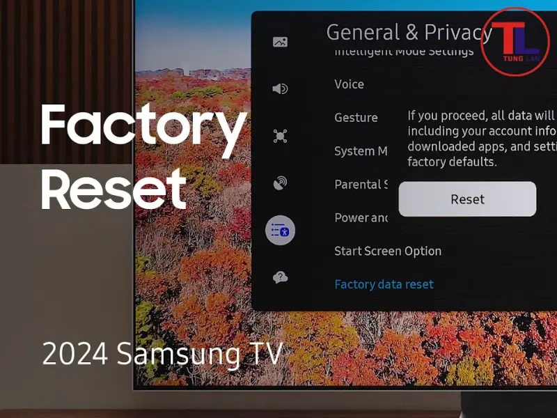 cách reset tivi samsung không cần điều khiển