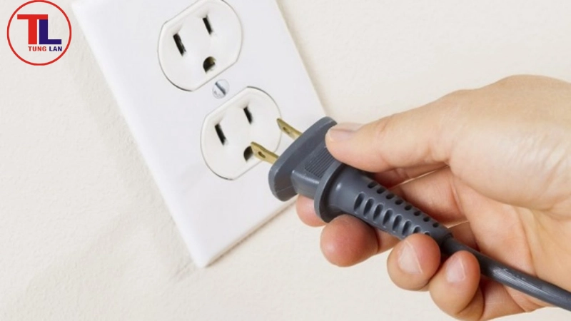 Đảm bảo nguồn điện và dây cáp âm thanh