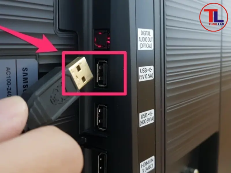 cắm usb vào tivi samsung