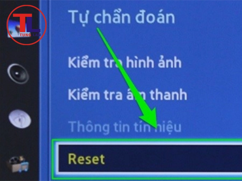 màn hình tivi Samsung bị màu xanh lá