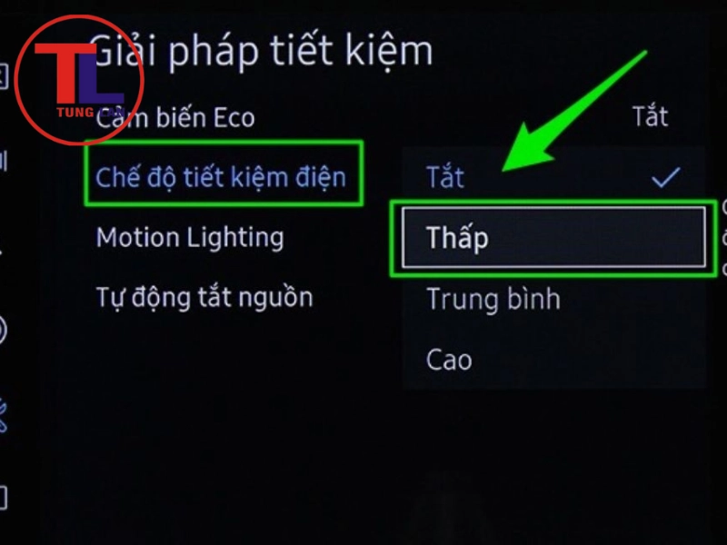 Kiểm tra cài đặt hình ảnh (Tắt chế độ Eco/Tiết kiệm điện)