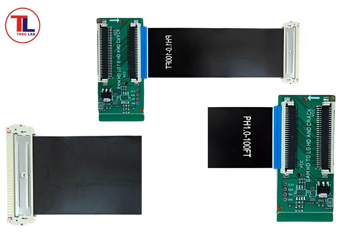 Bộ bo chuyển đổi nguồn và tín hiệu Lvds HD có chỗ gắn ic nhớ chuyên cho sony samsung to LG