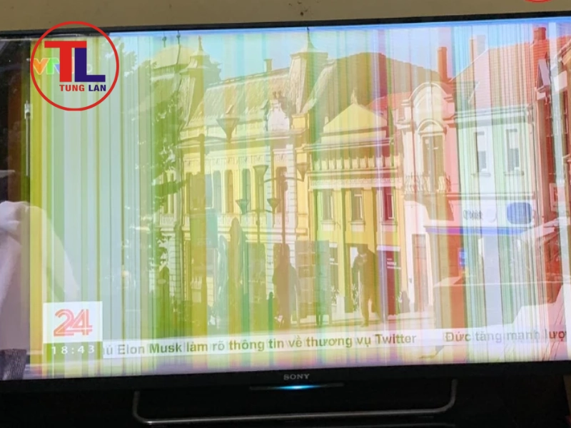Sửa tivi bị nhòe màu, mất màu