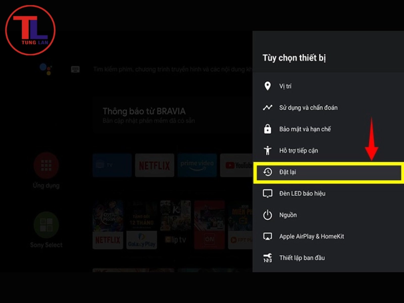 tivi sony bị treo màn hình