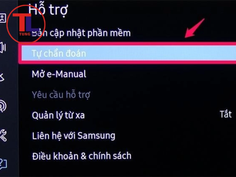 màn hình tivi Samsung bị màu xanh lá