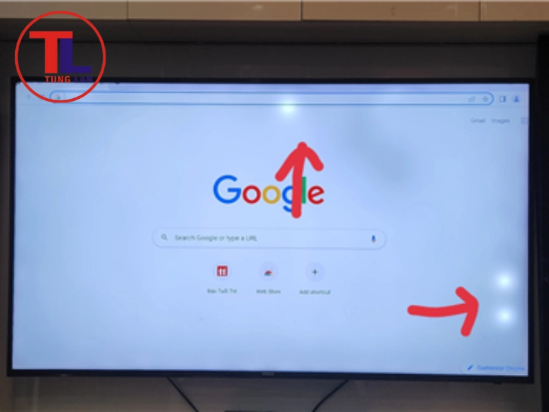 Màn hình có đốm sáng hoặc tối bất thường