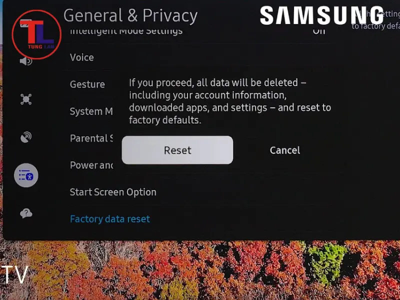 tivi samsung mất màu