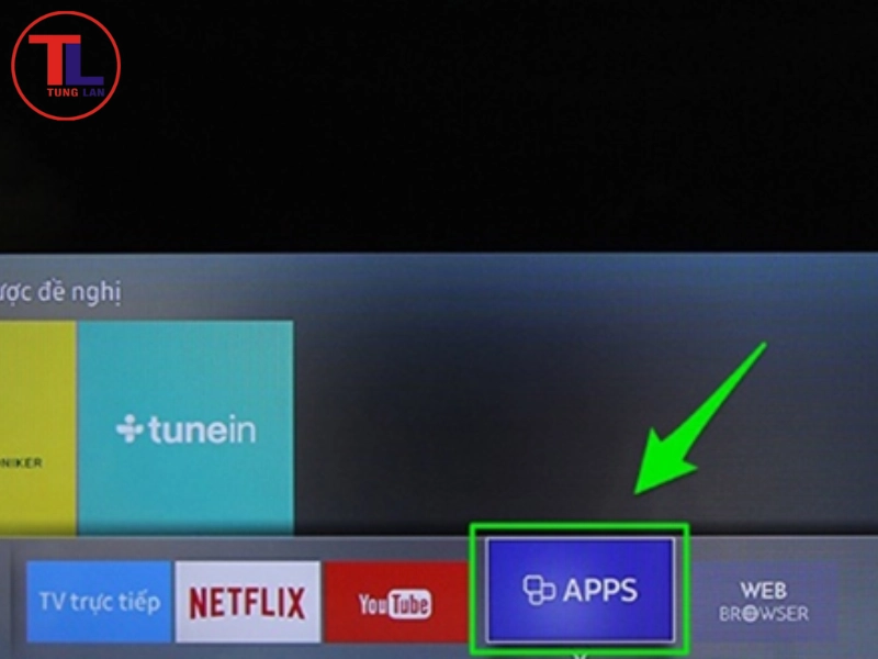cài ứng dụng ngoài cho smart tv samsung