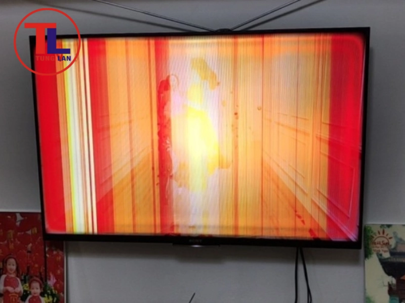 Tivi Samsung bị loang màu