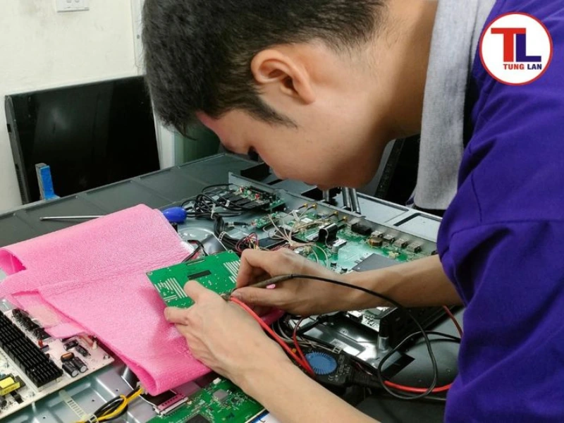 Sửa chữa màn hình tivi samsung bị vỡ 