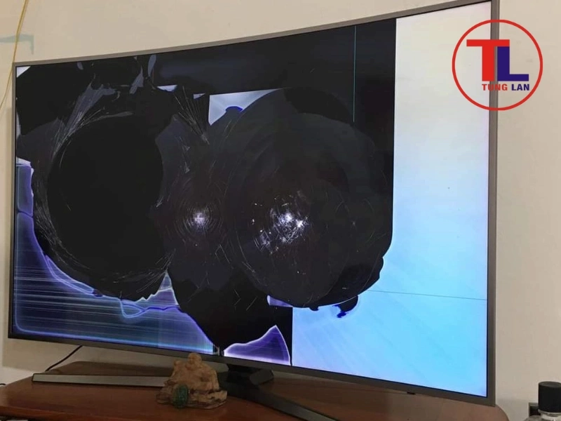 thay màn hình tivi bị vỡ