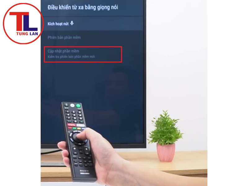Kiểm tra bản cập nhật mới nhất để sửa lỗi điều khiển tivi Sony giọng nói