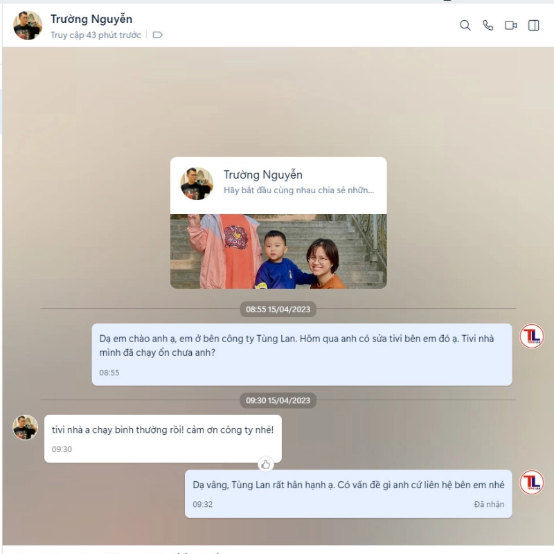 Feedback từ anh Trường Nguyễn