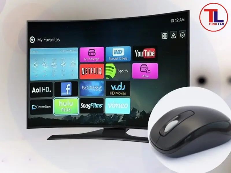 kết nối chuột không dây với tivi samsung