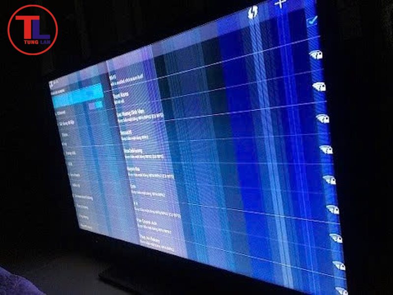 Tivi Panasonic bị sọc màn hình