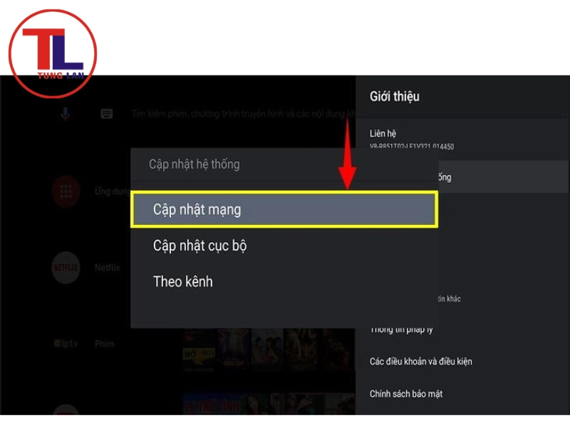 tivi tcl không vào được youtube