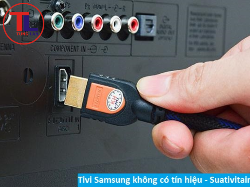 Kiểm tra các kết nối nếu tivi không lên màu.