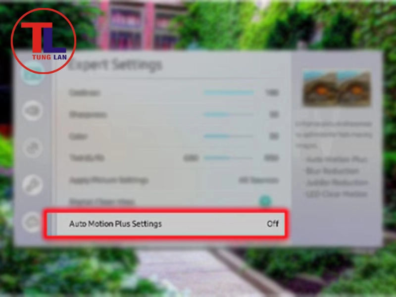 tivi Samsung bị chồng hình
