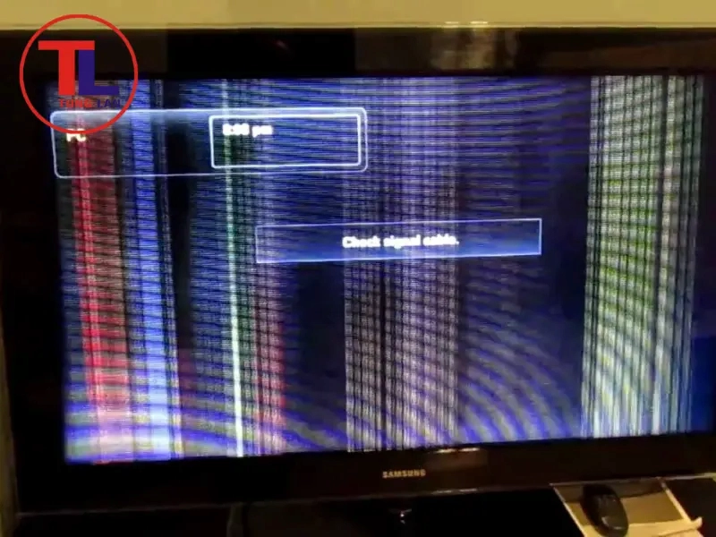tivi samsung bị sai màu