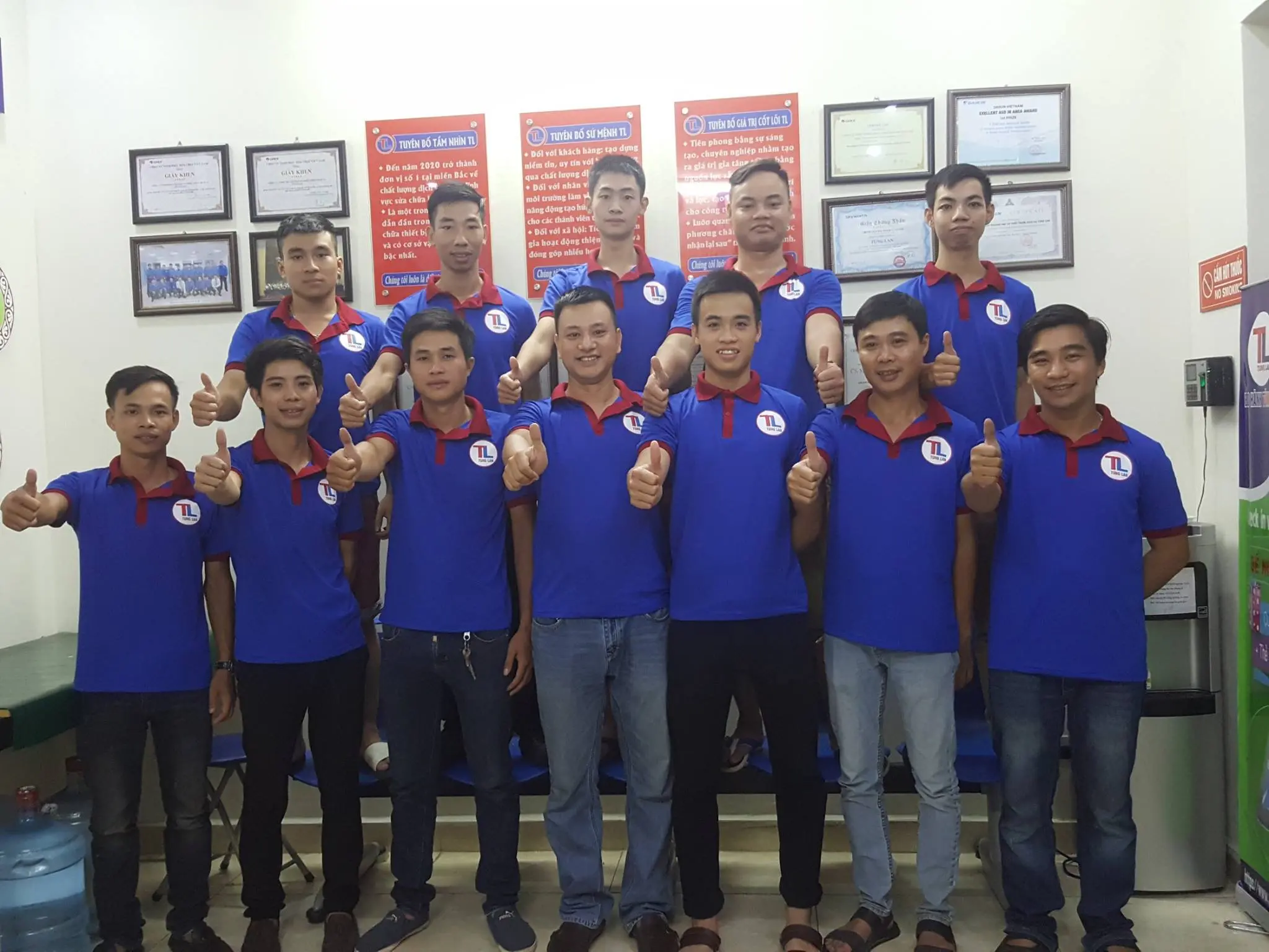 Đội nhân viên kỹ thuật chuyên môn cao tại tunglan.com.vn