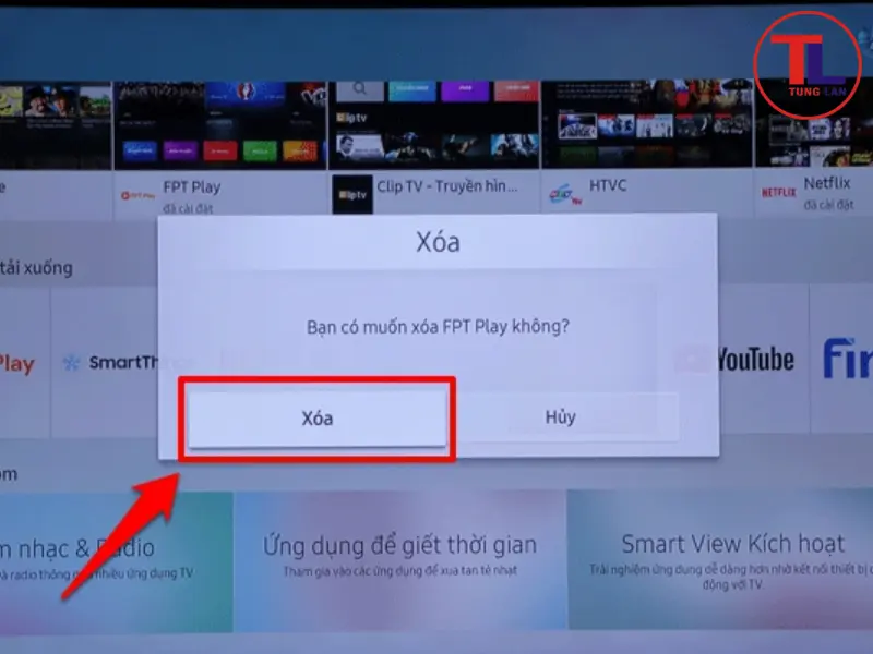 cách xóa bộ nhớ trên tivi samsung
