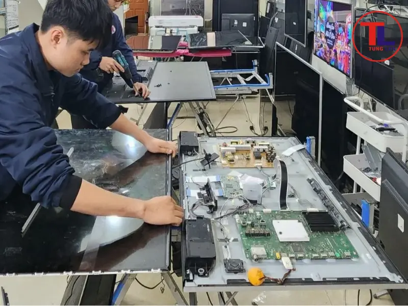 cách chỉnh sáng màn hình tivi samsung
