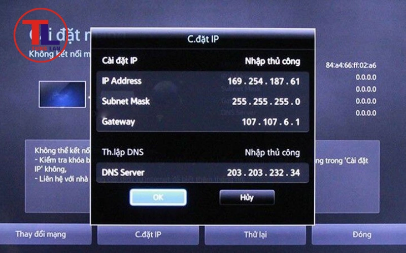 Kiểm tra địa chỉ IP hiện tại của mạng