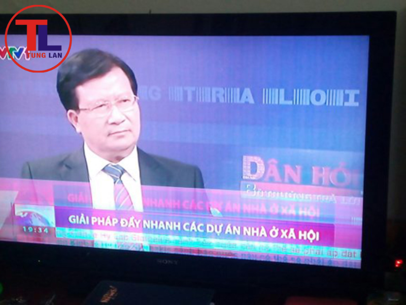 Tivi Samsung bị chồng hình trông như thế nào?