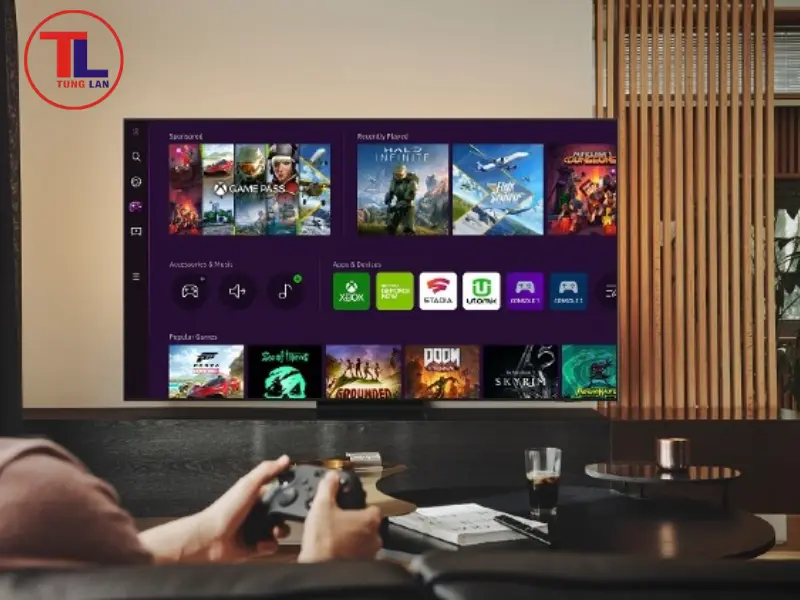 cách chơi game trên tivi samsung