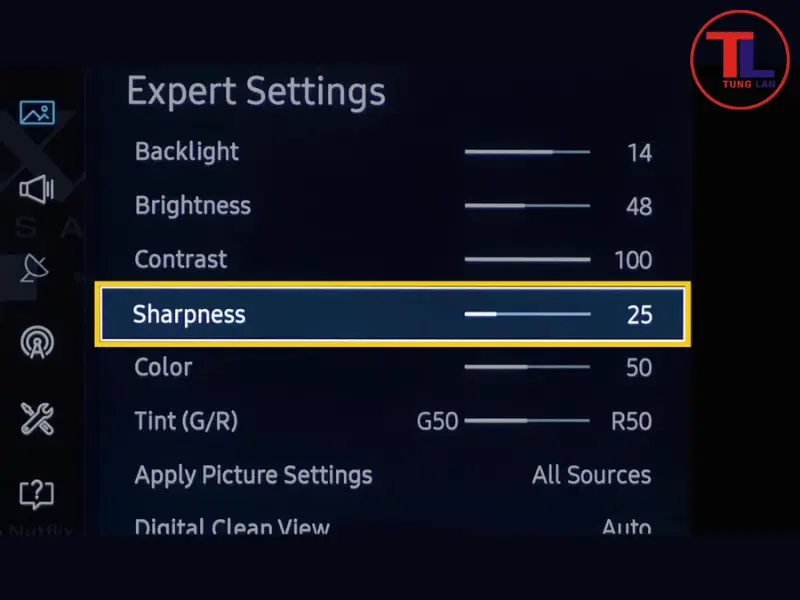 Giảm độ sắc nét (Sharpness)