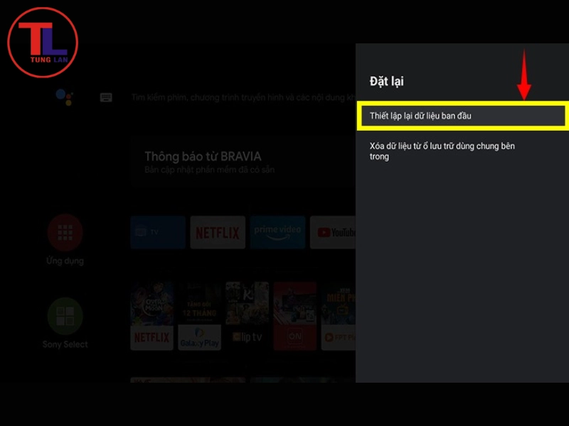 tivi sony bị treo màn hình
