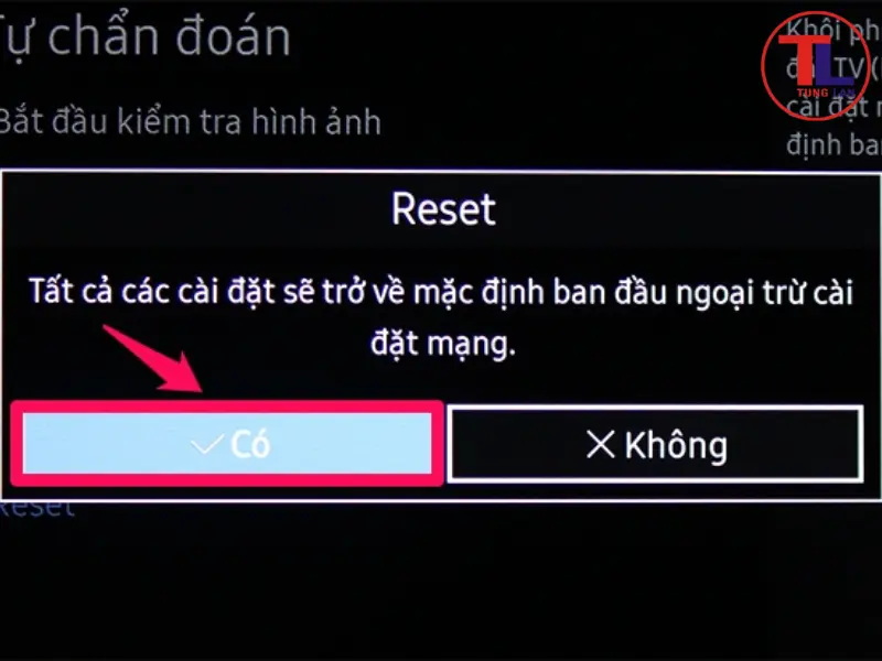 cách reset tivi samsung