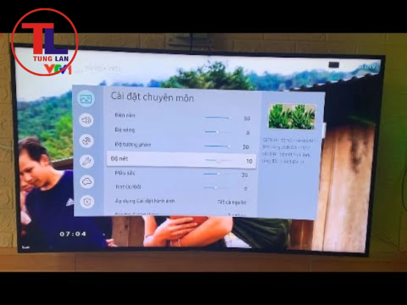 màn hình tivi Samsung bị màu xanh lá